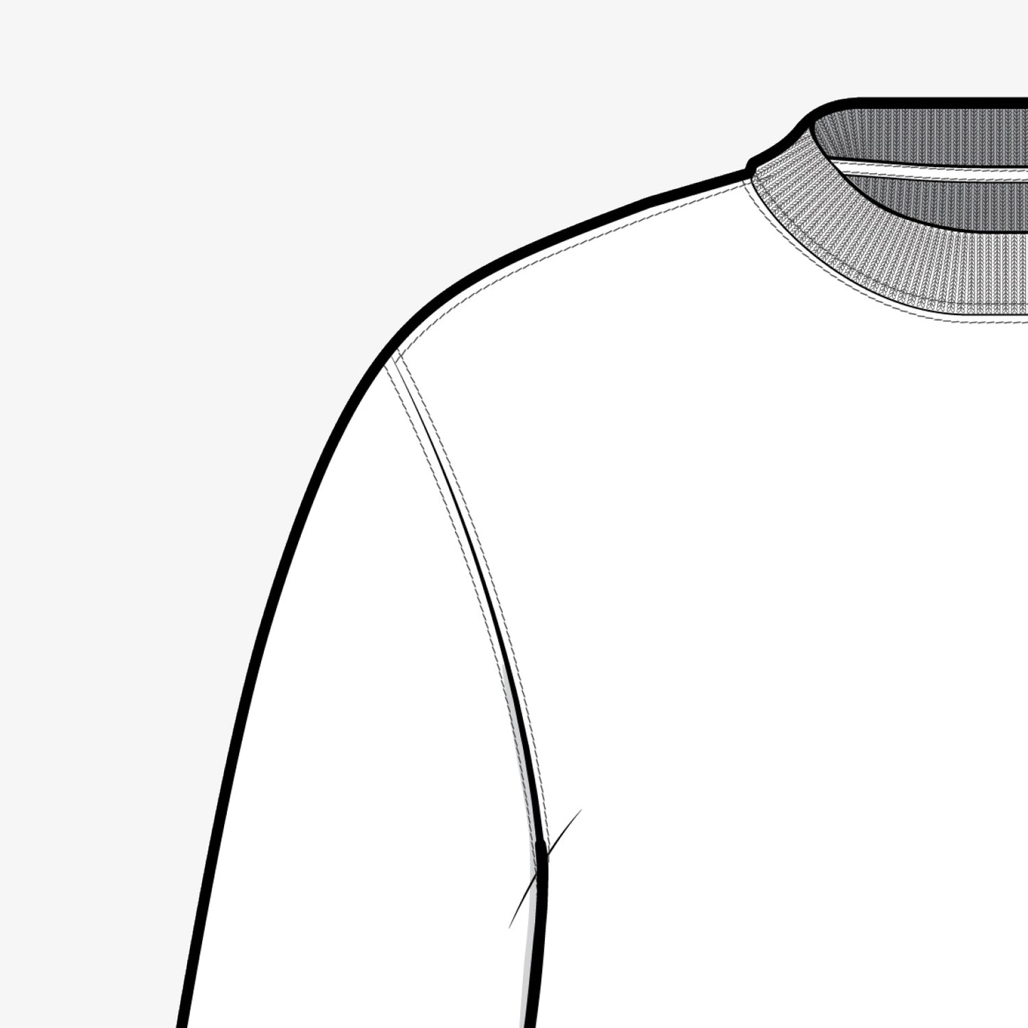 Classic-Fit Crew Neck Sweatshirt TECH PACK