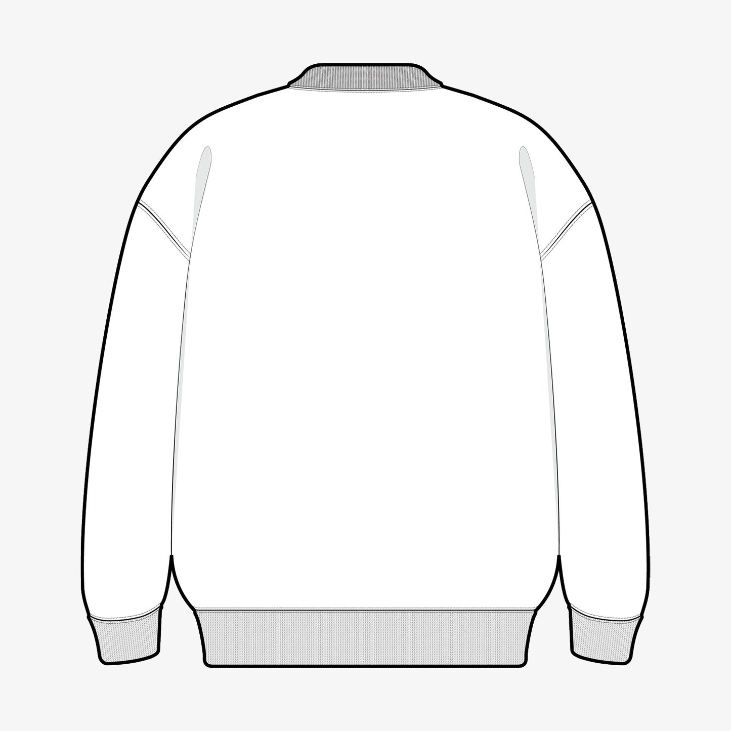 Oversized Crew Neck Sweatshirt TECH PACK