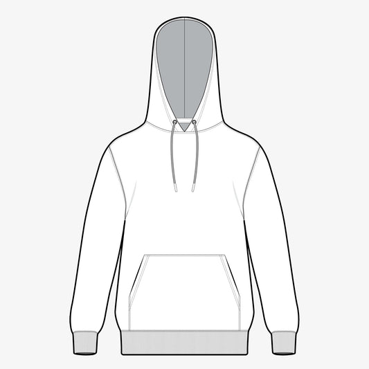 Classic Relaxed-fit Hoodie 2D CADS