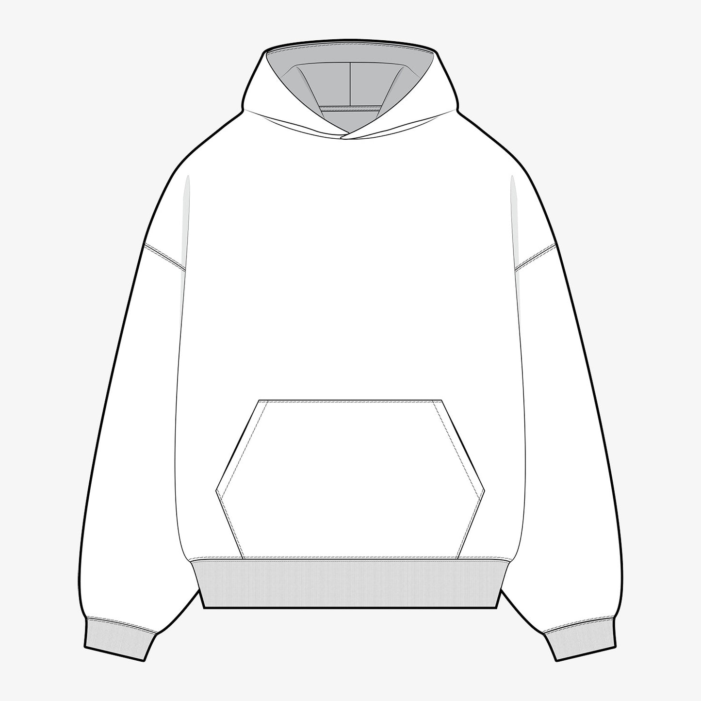 Crossover Hoodie with Kangaroo Pocket V1 TECH PACK