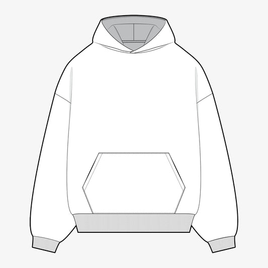 Crossover Hoodie 2D CADS