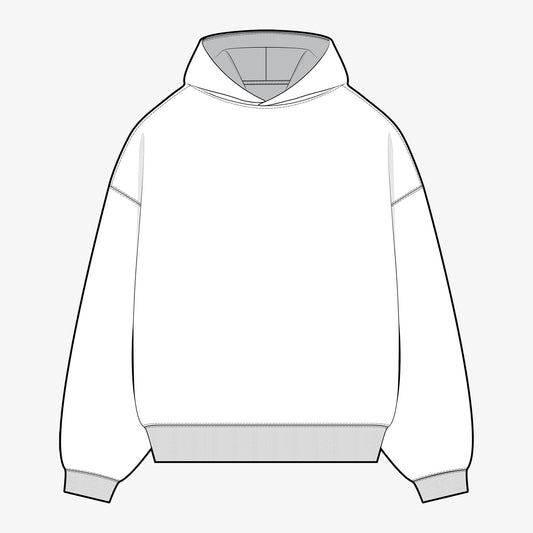 Crossover Hoodie with Side Seam Pockets V1 TECH PACK
