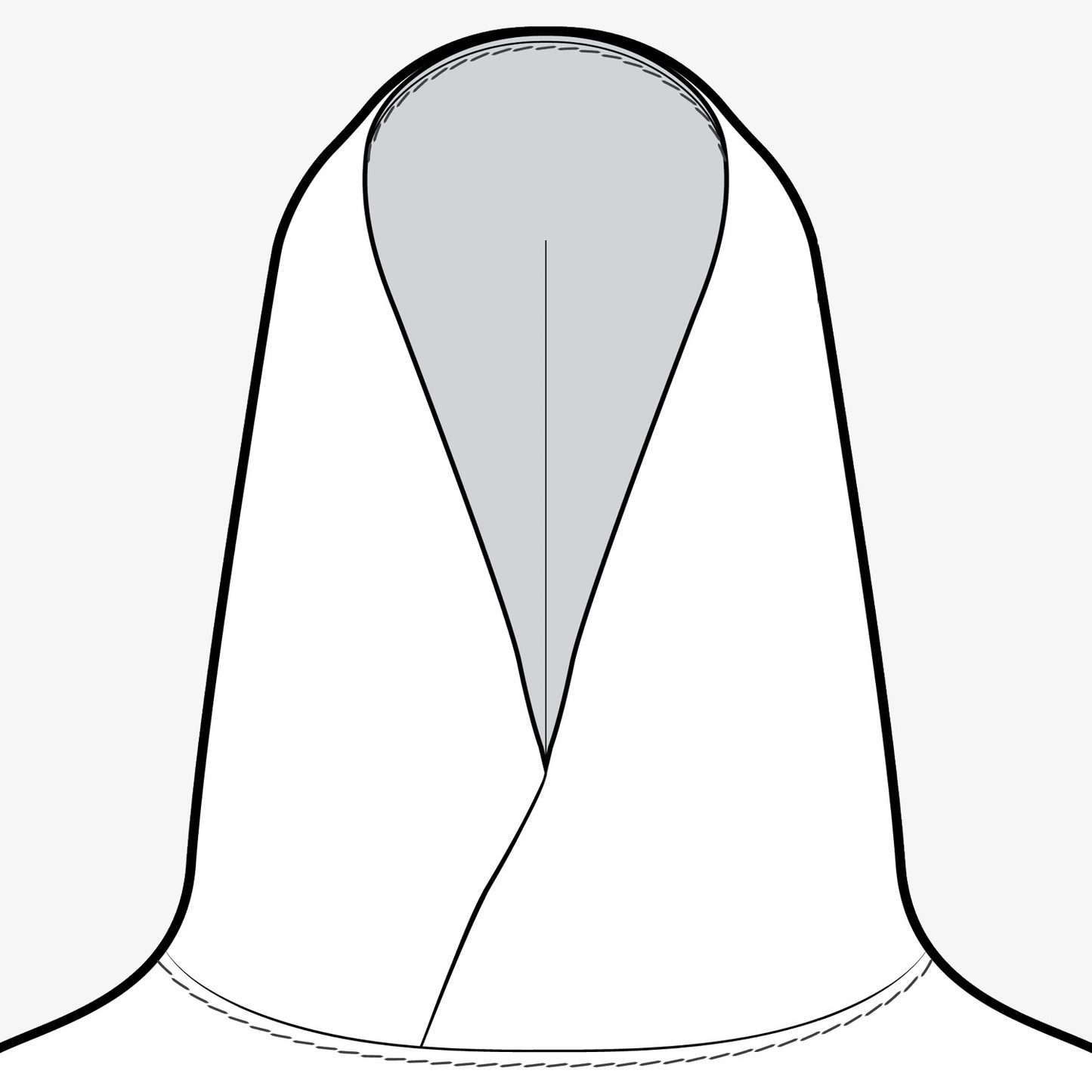 Crossover Hoodie with Side Seam Pockets V2 TECH PACK