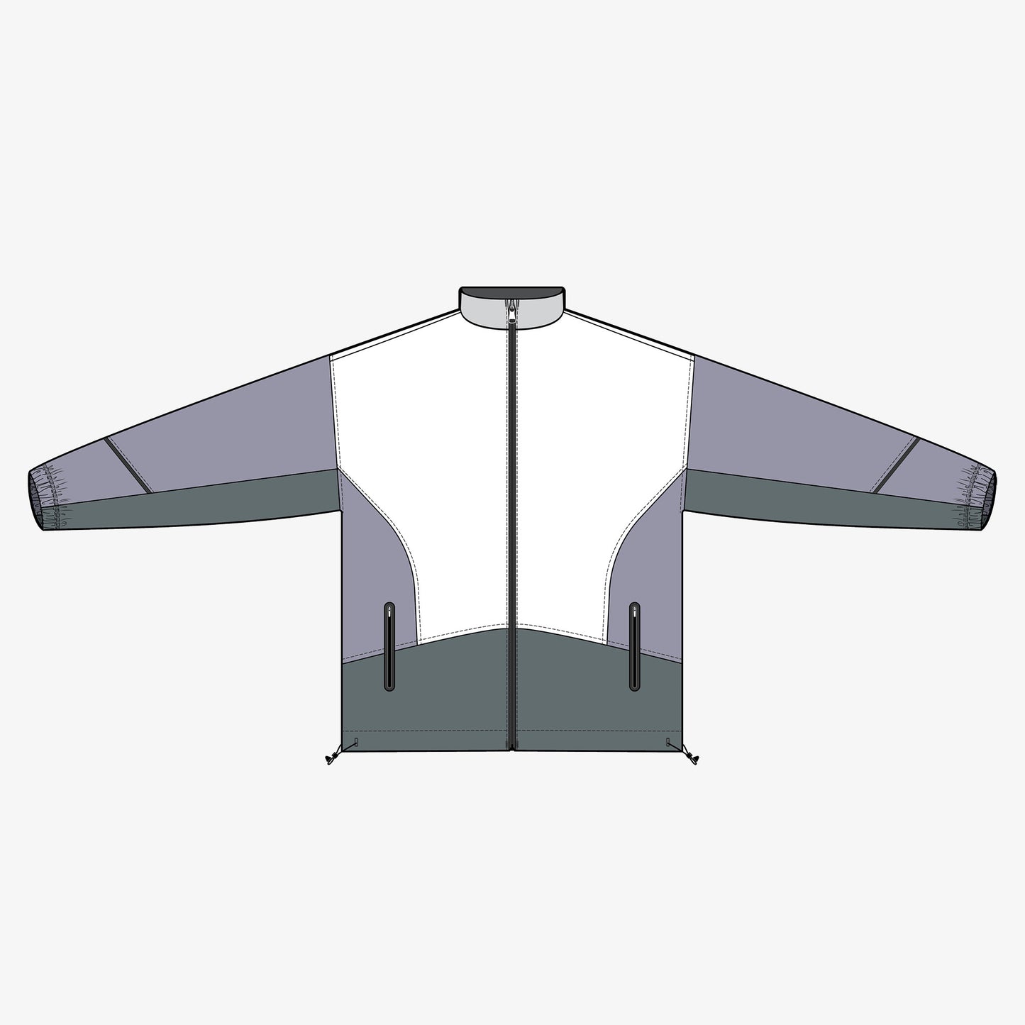 Full Zip Performance Jacket 2D CADS