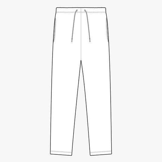 Straight Leg Sweatpants 2D CADS